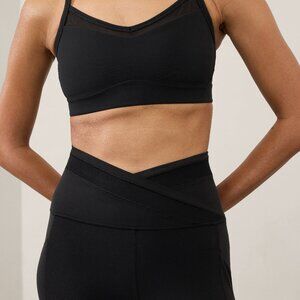 NWT Criss Cross Mesh Leggings